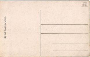 Maroshévíz, Oláhtoplica, Toplita, Toplica; vasútállomás, tehervonatok fagerendákkal. Nath fényképész...