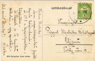 Kudzsir, Kudsir, Cugir; Acél öntöde műtelep. Gyöngyössy Gyula kiadása / steel works, foundry