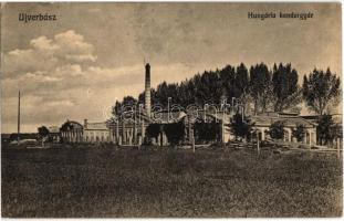 1917 Újverbász, Verbász, Novi Vrbas; Hungária kendergyár. Garamszegi Dezső kiadása / hemp factory