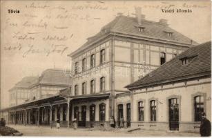 Tövis, Teius; Vasútállomás / Bahnhof / railway station