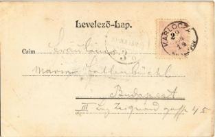 1899 (Vorläufer!) Karlóca, Karlovitz, Sremski Karlovci; Római katolikus templom, Patriarchátusi Palo...