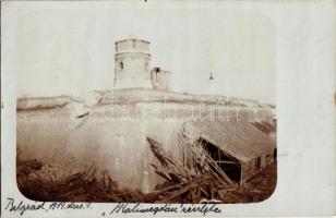 1914 Belgrade, Belgrád; Kalimegdán részlete / Kalemegdan castle. photo