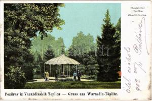 1902 Varasdfürdő, Warasdin-Töplitz, Varazdinske Toplice; Kínai pavilon / Chinesischer Pavillon / Kinezki Pavilon / Chinese pavilion