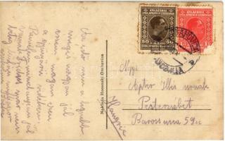 Raholca, Orahovica; II. sz. iparvasúti híd a Vis hegyen, faszállítás / II. Zeljeznicki most u planin...