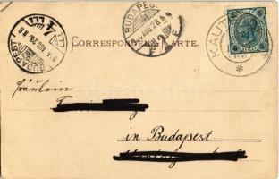 1904 Laa an der Thaya, Bahnhofstrasse, Gasthof, Kirche / railway street, restaurant, shop, church