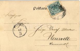 Novy Bor, Ceské Lípy, Haida, Leips; Kleis / Klic. Art Nouveau, floral