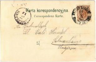 1898 (Vorläufer!) Kraków, Krakau, Krakkó; Kosciol Maryackí, Universytet, Klasztor Kamedulów Bielany,...