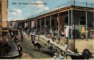 Santiago de Cuba, The Market, street with shops
