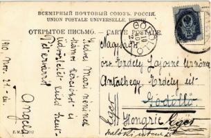 1910 Saint Petersburg, St. Petersbourg; Perspective Newsky / Nevsky Perspective, street view, trams,...