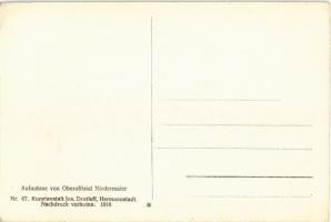 I. Világháborús katonai pékség (sütöde) üzemben / Bäckerei in Betrieb. Aufnahme von Oberoffizial Nie...