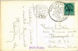 1940 Nagyvárad, Oradea; bevonulás a hídon át katonákkal / entry o the Hungarian troops on the bridge...