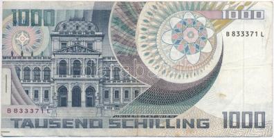 Ausztria 1983. 1000Sch T:III 
Austria 1983. 1000 Schilling C:F
Krause 152