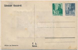 1939 Kassa, Kosice; Magy. királyi "Horthy Miklós" Honvéd repülő akadémia felavatási ünnepé...