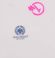 Hollóházi Erika mintás kis váza, tál, dobozka, matricás, jelzett, apró kopásnyomokkal, 14,×8 cm, 21×...