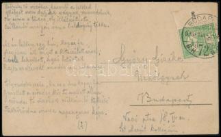 Petráss Sári színésznő aláírása őt ábrázoló fotólapon