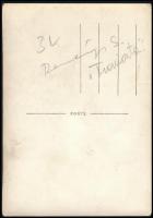 Reményi Sándor operaénekes aláírása őt ábrázoló fotólapon