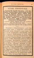 Az 1921. évi törvények gyűjteménye. Bp., 1922. Tisza Testvérek. Benne a XXXIII. törvény a Trianoni b...