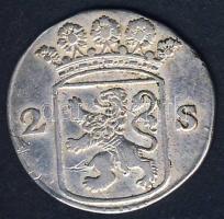 Hollandia/Holland 1758. 2S Ag T:3