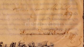 1840 Ferdinánd király által aradi puskaműves céh részére kiadott működési engedély és alapszabály. I...