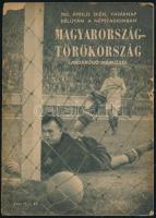 1962 a Magyarország-Törökország mérkőzés programfüzete, érdekes részletekkel / flyer about the Turkey-Hugary football match