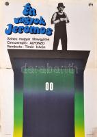 1970 Én vagyok Jeromos, filmplakát, címszereplő: Alfonzo, MOKÉP, szakadt, hajtott, 60×40 cm