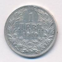 Bulgária 1910. 1L Ag T:1-,2 anyagtöbblet Bulgaria 1910. 1 Lev Ag C:AU,XF excess material Krause KM#2...