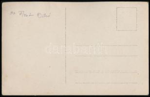 1917 Ditró, IV. Károly király a fronton. Feliratozott fotólap / King Charles on the battlefield. 9x1...