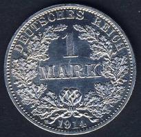 Német Birodalom/Császárság 1914A 1M Ag T:2+ parányi ph.