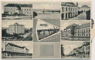 Balassagyarmat, Hősök szobra, Ipolyhíd-Demarkációs vonal, Csaino szálló, vármegyeház, Nemzeti szálló...