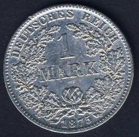 Német Birodalom/Császárság 1875D 1M Ag T:3 kis ph.