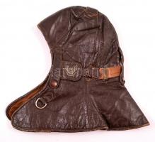 Giordano bőr autós/motoros sapka / Vintage leather cap.