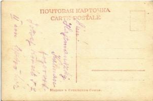 Moscow, Moskau, Moscou; Gorky Street (Tverskaya Street) with automobiles, autobus, shops (EK)