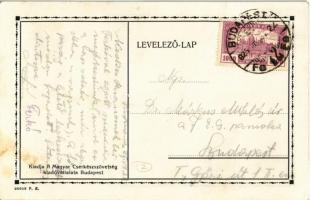 1925 Cserkész. Kiadja a Magyar Cserkészszövetség / Hungarian boy scout art postcard s: Márton L. (fa...