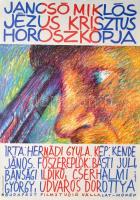 1989 Kemény György (1936-): Jézus Krisztus horoszkópja, rendezte: Jancsó Miklós, filmplakát, hajtott, 80×60 cm
