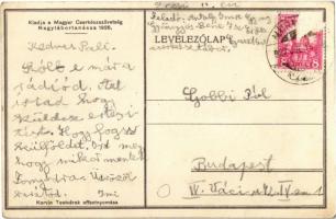 Kiadja a Magyar Cserkészszövetség Nagytábortanácsa 1926. / Hungarian boy scout art postcard s: Ifj. ...