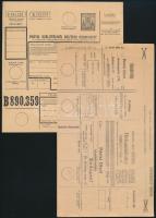 cca 1880-1940 4 db postautalvány