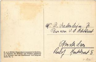 Belgrade, Belgrád; K.u.K. Fuhrenpark des Mil. Gen. Gouvernements / K.u.k. military train park of the...