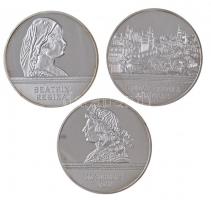 DN "Reneszánsz szett" ezüstözött Cu-Ni emlékérem sorozat dísztokban, benne "Mátyás&qu...