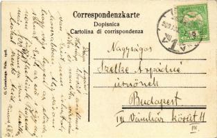 1909 SM Schiff Pelikan, Torpedodepotschiff und Admiralsyacht / SMS Pelikan az Osztrák-Magyar Haditen...