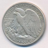 Amerikai Egyesült Államok 1945. 1/2$ Ag "Walking Liberty" T:2- USA 1945. 1/2 Dollar Ag &qu...