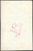 cca 1930-1940 Tisztek a Ludovika épülete előtt, fotó Orelly budapesti műterméből, hátulján pecséttel...