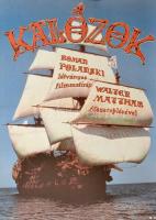1986 Kalózok, filmplakát, rendezte: Roman Polanski, ofszet, hajtásnyommal, 81x56,5 cm / Pirates (dir. Roman Polanski), film poster, 81×56,5 cm