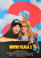 1993 Wayne világa 2. moziplakát, hajtott, 80×60 cm / Waynes World 2, film poster, 80×60 cm