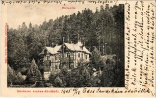 1905 Stószfürdő, Stoósz-fürdő, Kúpele Stós; Mária villa / villa