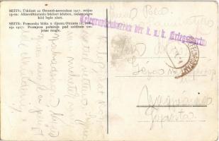 Ütközet az Otrantói-szorosban 1917. május 15-én: Állásváltoztatás ütközet közben, mesterséges köd le...