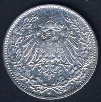 Német Birodalom/Császárság 1908J 1/2M Ag T:3 kis ph