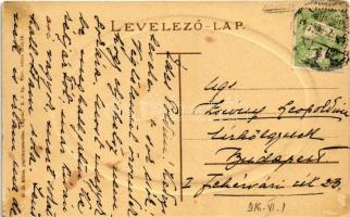 1916 Ungvár, Uzshorod, Uzhorod; Részlet az Ung folyóval / Uzh riverside (Rb)