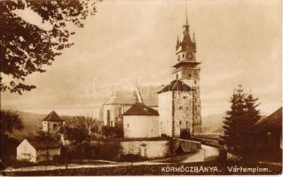 1908 Körmöcbánya, Kremnitz, Kremnica; vártemplom / castle church. Oranotypie (EK)