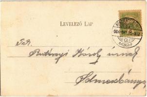 1904 Besztercebánya, Banská Bystrica; Kir. törvényszéki palota / palace of court