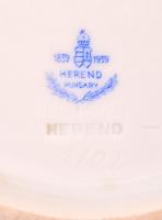 Herendi porcelán Eton mintás pecsenyés tál, kézzel festett, jelezett, kis kopásnyomokkal, 37×28 cm